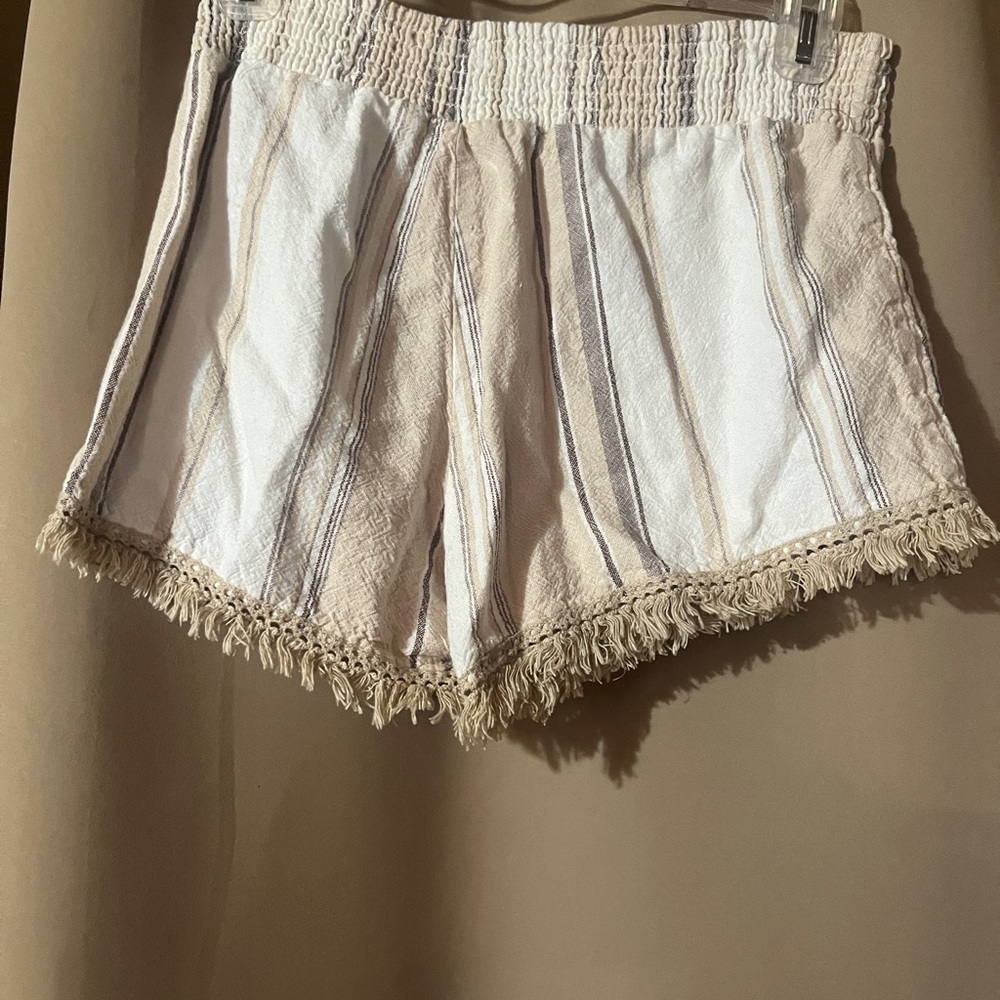 2 pair of linen shorts